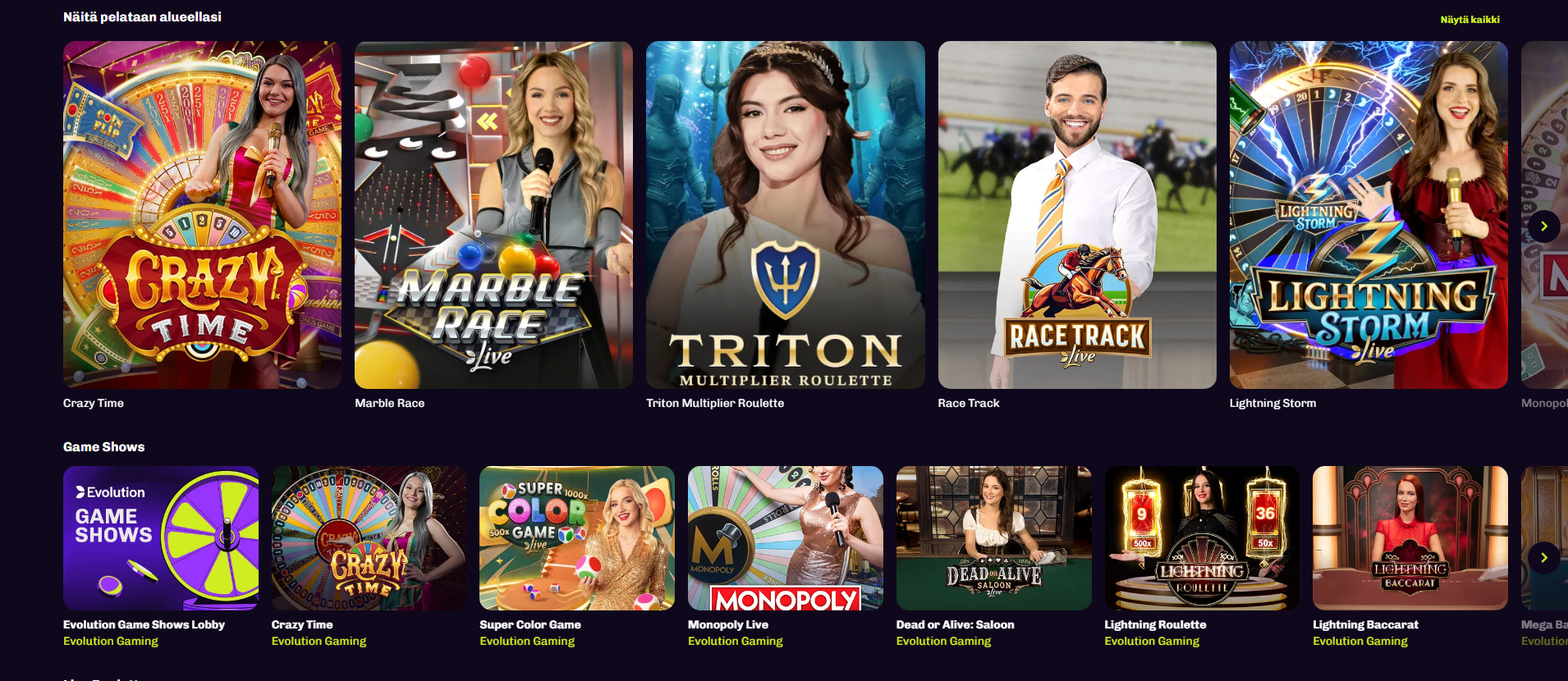 Lonkero Casino Live