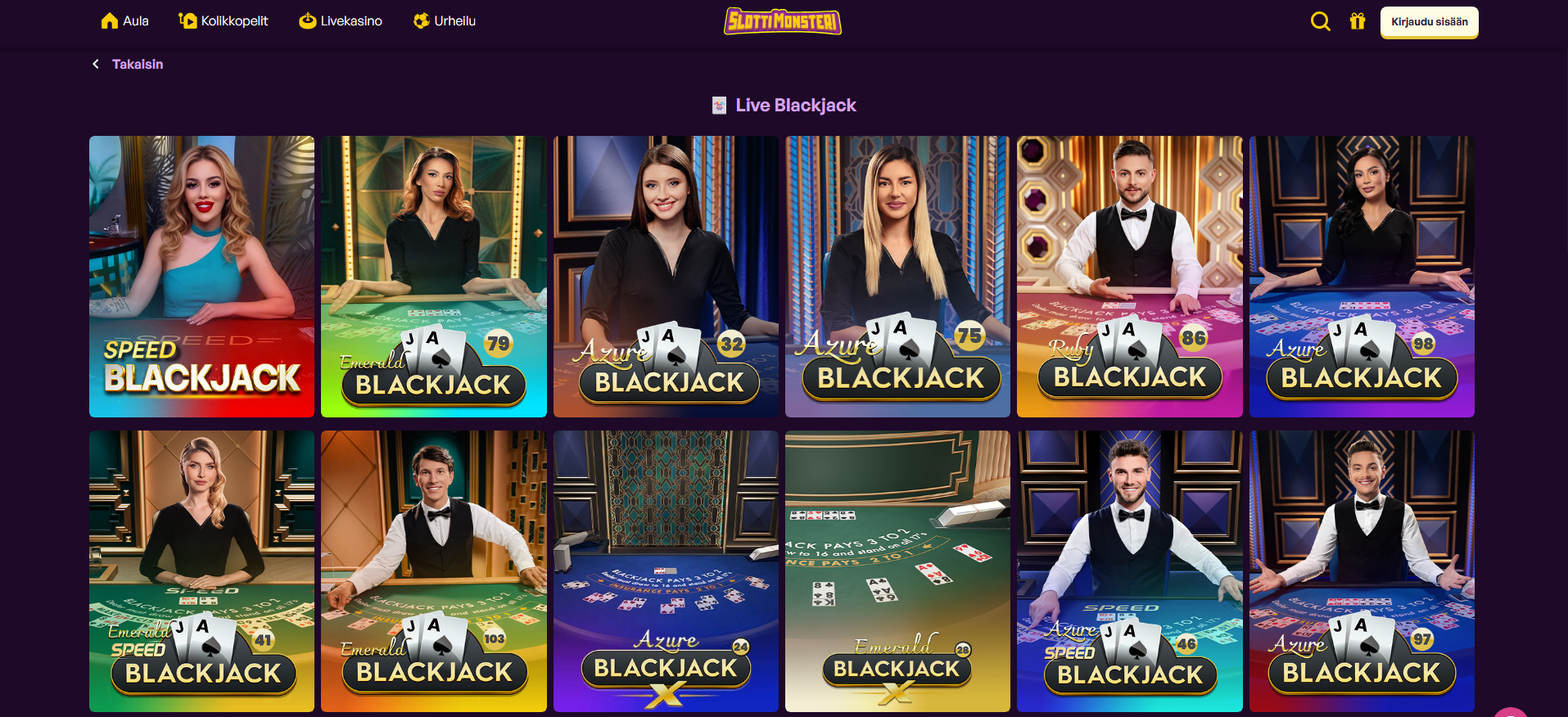 Slottimonsteri Casino Live