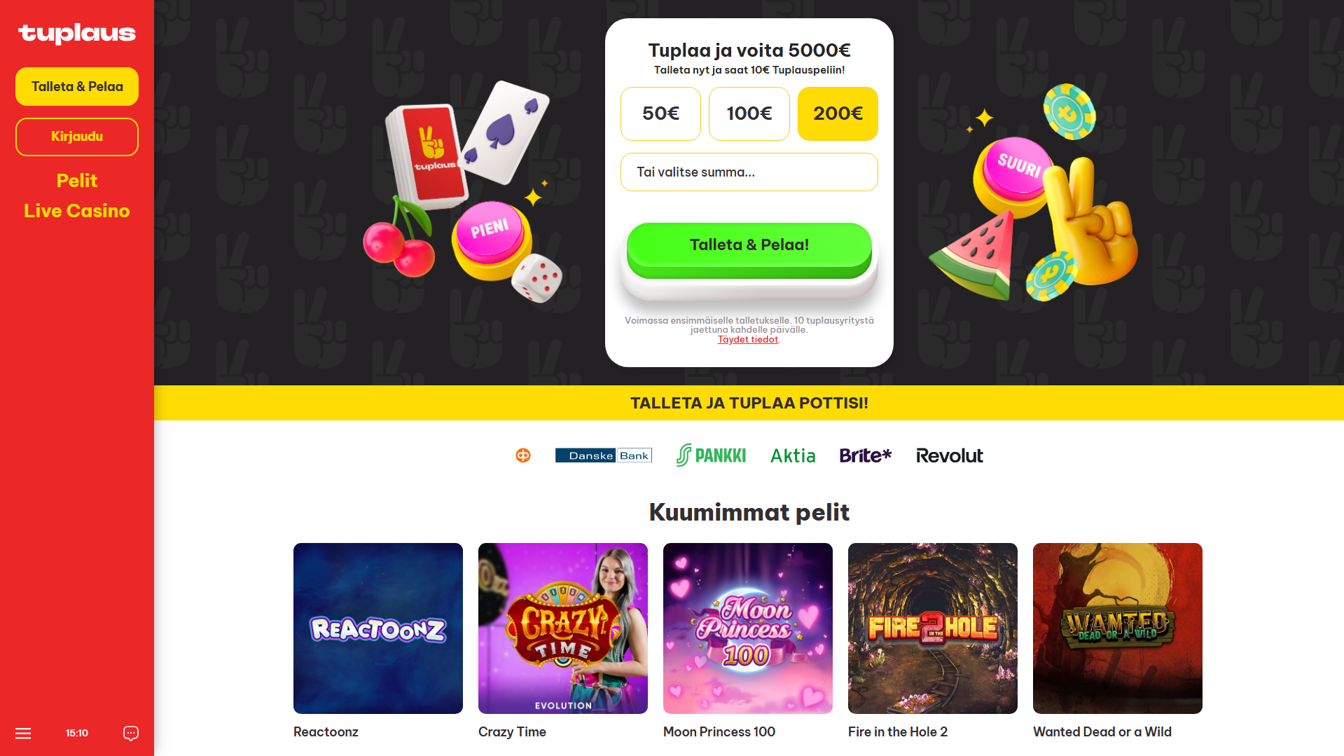 Tuplaus Casino