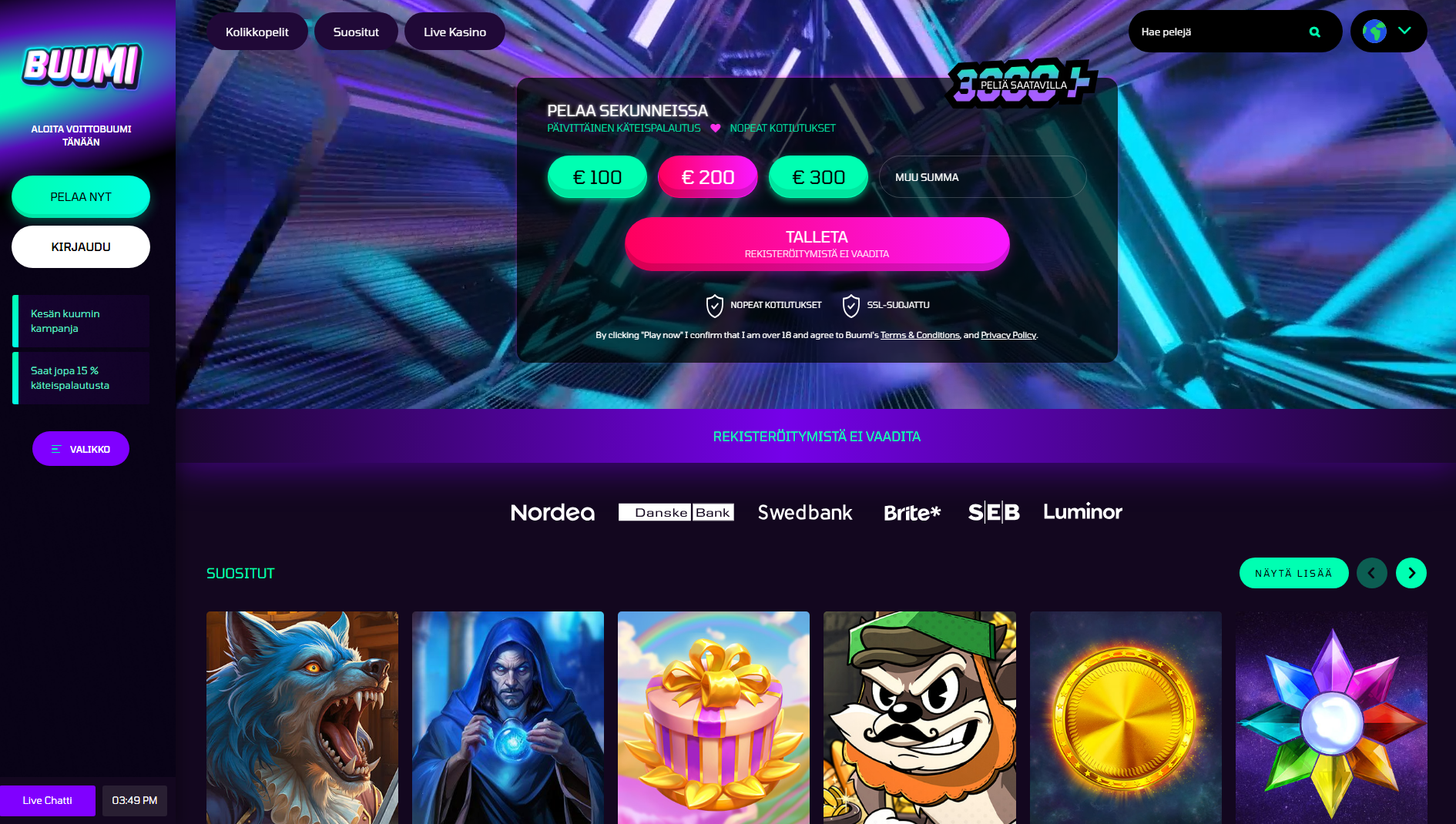 buumi casino bet