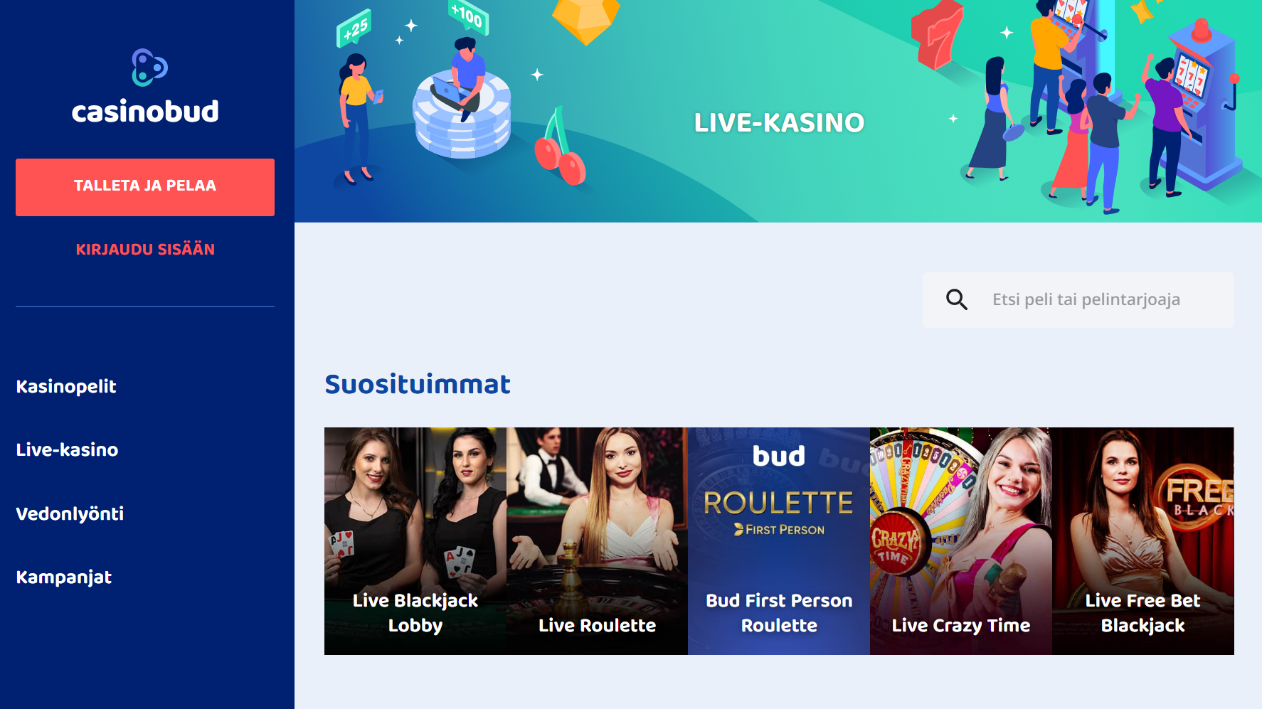casinobud bet