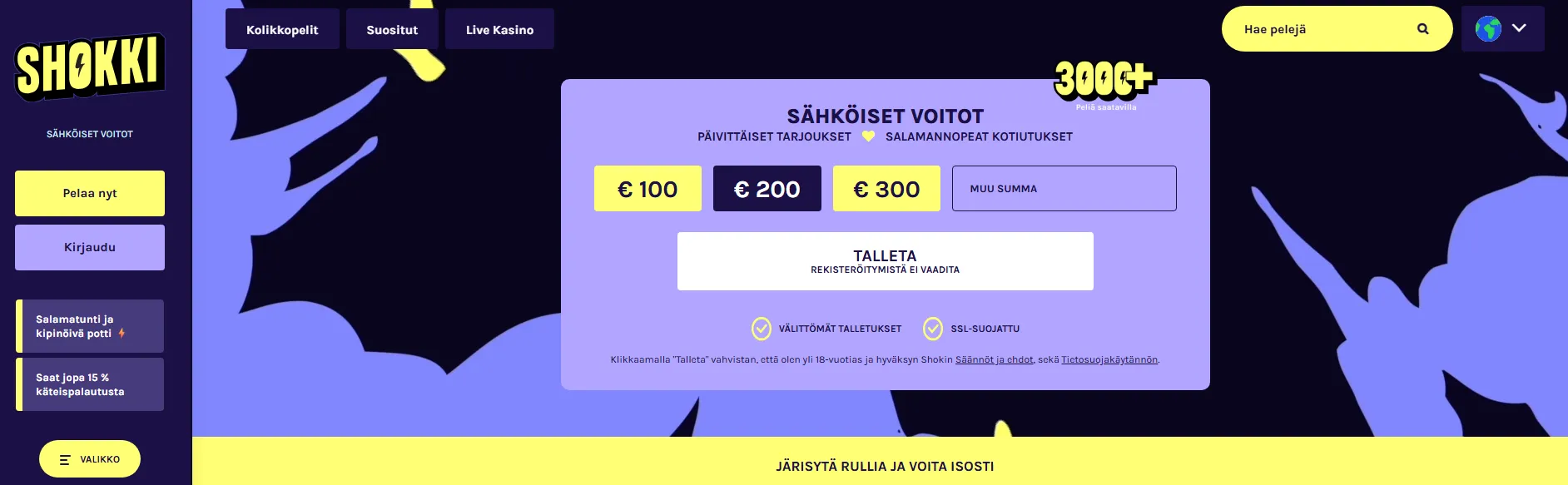 shokki casino bonus